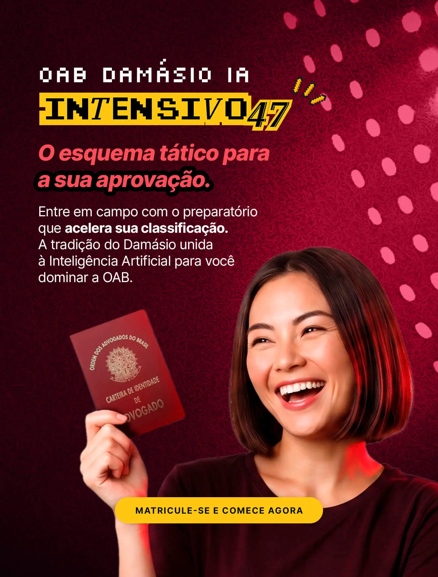 OAB Damásio IA: o esquema tático do Damásio para sua aprovação na OAB.