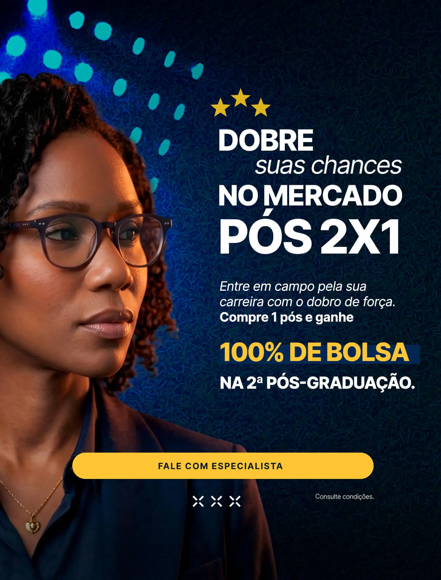 Pós graduação 2x1: compre uma pós Damásio e ganhe 100% de bolsa na 2a pós.