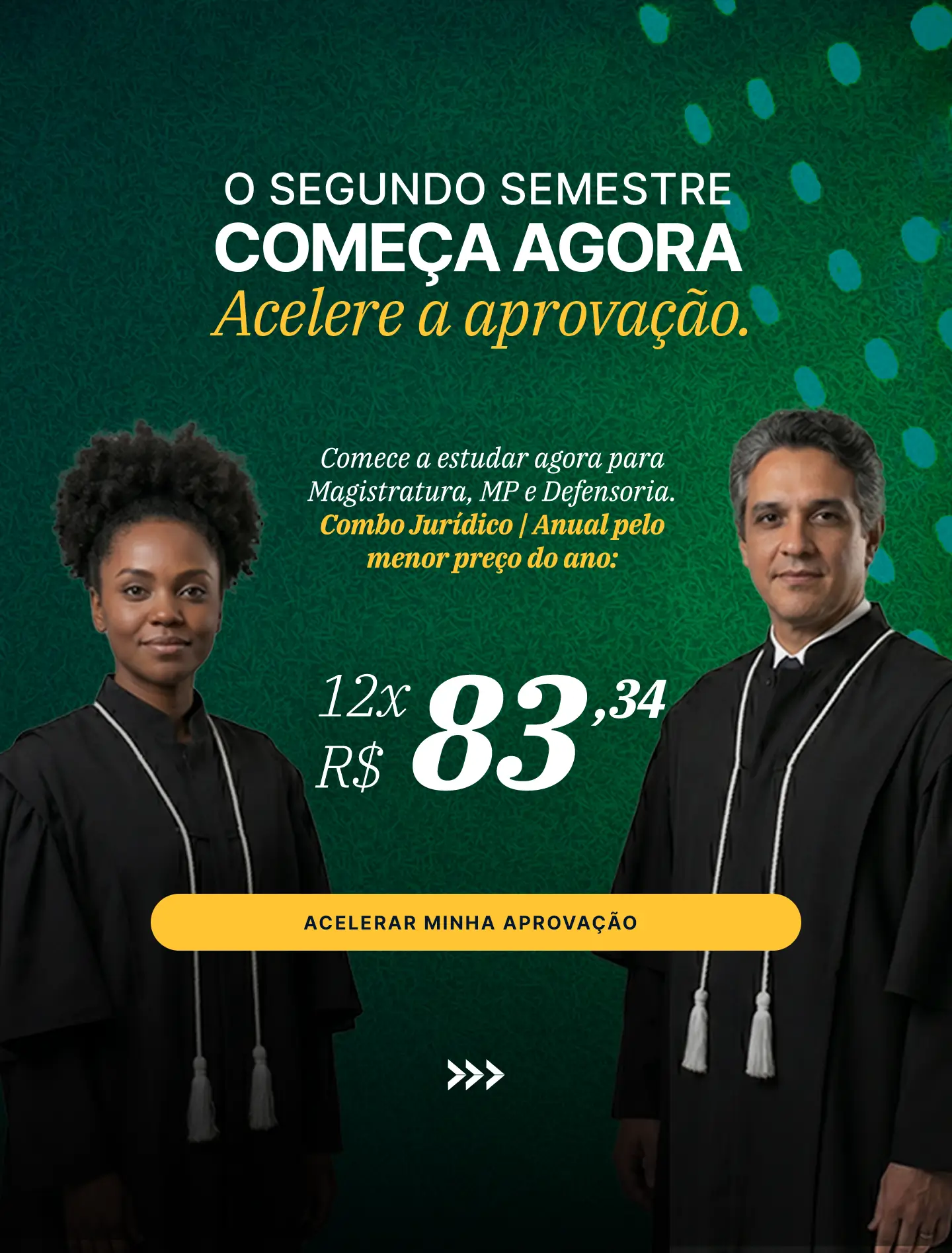 O segundo semestre começa agora. Combo Jurídico com o menor preço do ano!