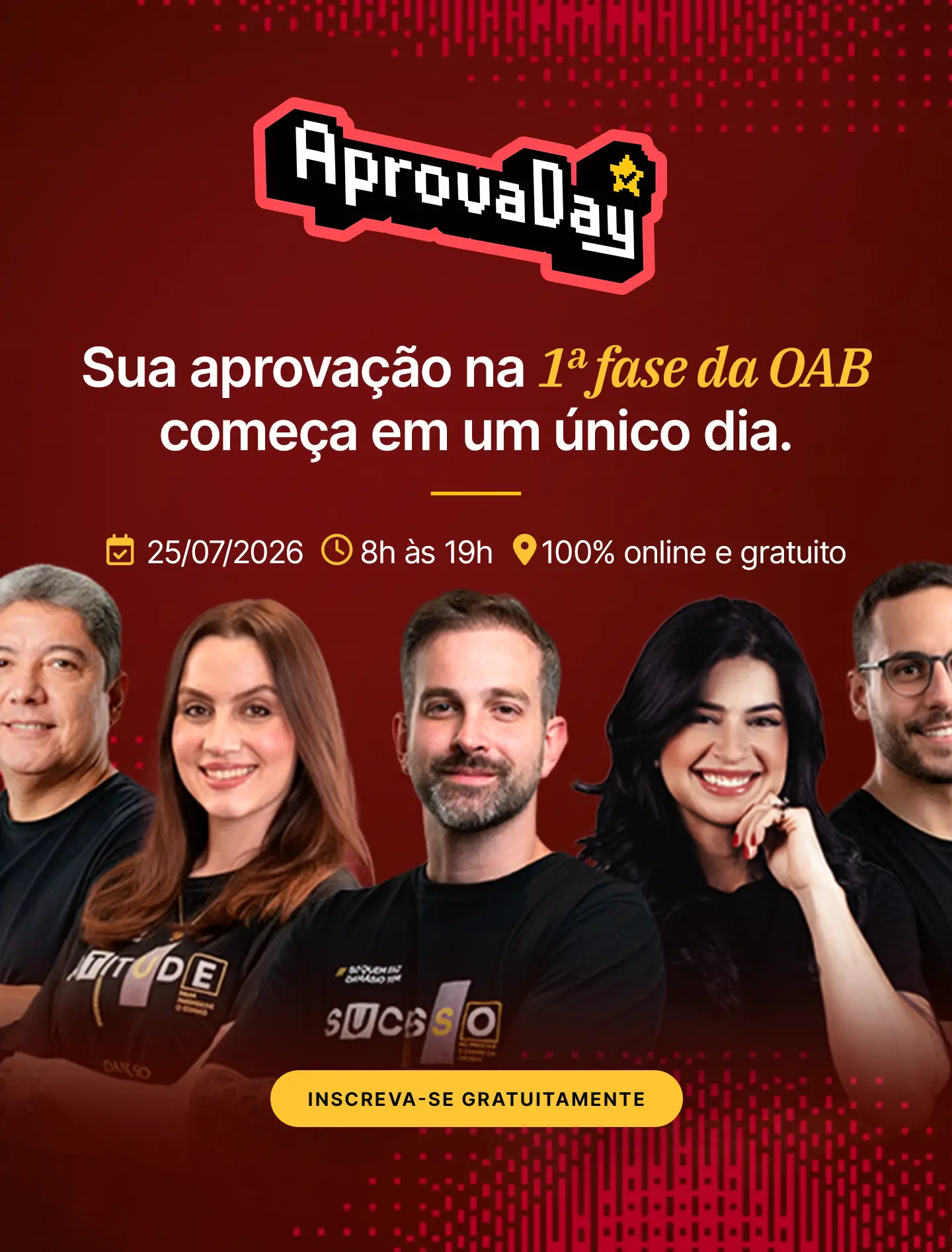 AprovaDay: sua aprovação na 1ª Fase da OAB começa em um único dia.