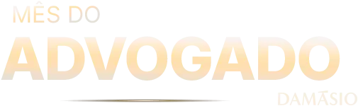 Logo da campanha mês do advogado do Damásio