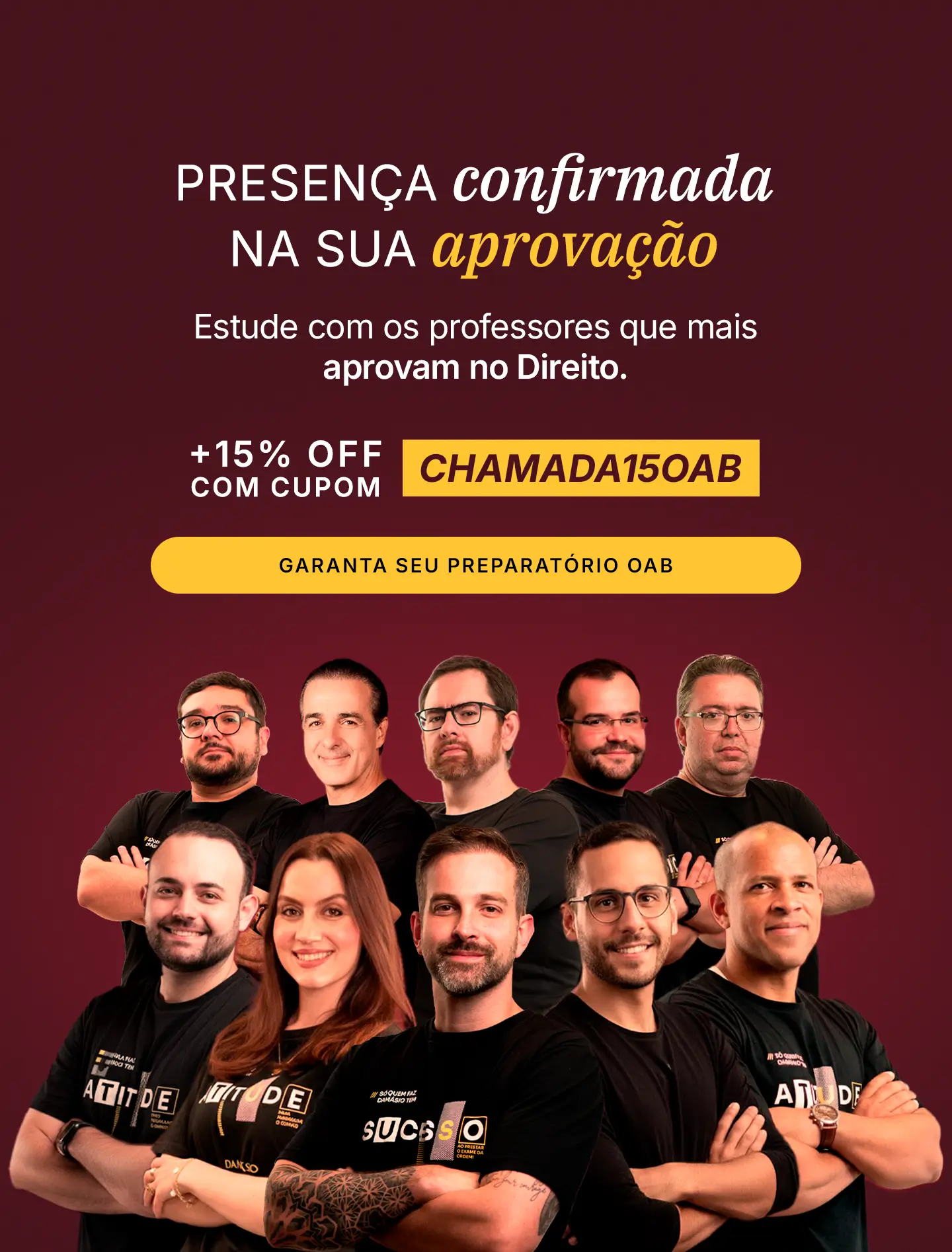 Mês do professor Damásio: preparatórios OAB com condições especiais.